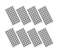 TOPBATHY 3d Scanning Reflective Marking Points for Accurate Tracking and Reusable Reference 400pcs with Ultrathin Pet Reflective Film, High Reflectivity Dot Markers in 3d Scanning