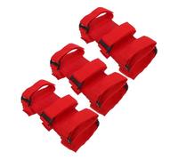 TOPBATHY 3pcs Adjustable Fire Extinguisher Bracket with Touch Fastener Car Mounting Strap for Vehicle Trunk Secure Fire Safety Holder Compatible with Various Extinguisher