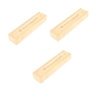 TOPBATHY 3pcs Box Pregnancy Test Storage Box Wooden Wooden Keepsake Case Beautiful Present for New Mom