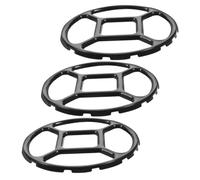 TOPBATHY 3pcs Cooking Essential Gas Stove Wok Ring Pot Support Rack Heat Distributing