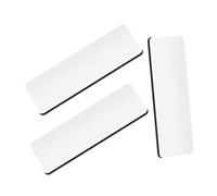 TOPBATHY 3pcs DIY Blank Wooden Name Tags Pins and ID Clips, Removable Clip-On Name Badges for Work, Conference, and Custom Sublimation Labels