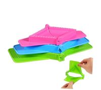 TOPBATHY 3pcs Dumpling Maker Press Set Plastic Empanada Mold for Pierogies Wontons Calzone Nonstick Easy Clean Space Saving Kitchen Tool for Beginners and Home Cooking