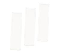 TOPBATHY 3pcs Glass Cuvette High Transmittance Optical Glass Laboratory Spectrometer Cells Compatible with Spectrophotometers for Precise Spectral Analysis