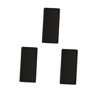 TOPBATHY 3pcs Japanese Style Rectangular Ceramic Sushi Serving Plate Matte Black Small Snack Dish for Appetizers Desserts and Sushi with Food Safe Materials Versatile for Parties and