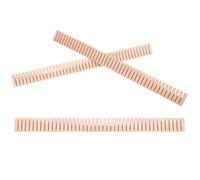 TOPBATHY 3Pcs Natural Auguman Wood Guitar Binding Strips 420X25X25Mm Acoustic Classical Guitar Purfling Edge Trim Accessories for Luthier Repair and Decoration
