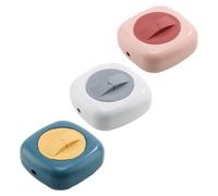 TOPBATHY 3pcs Plastic Cable Organizer Data Cable Box Power Case Portable Storage Container for Living Room and Home