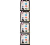 TOPBATHY 4 Sets Natural Stone Mineral Irregular Rocks for Geology Education Collection present for Home Appearance for Teaching Display
