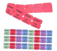 TOPBATHY 400pcs Colored Raffle Tickets Bulk for Events and Celebrations Tearable Entry for Parties Carnivals Auctions Class Rewards with Quick Distribution and Eye-catching Design