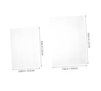 TOPBATHY 40PCS Clear Book Covers and Plastic Protective Sleeves Transparent Dustproof Textbook Jackets for School Library Notebooks