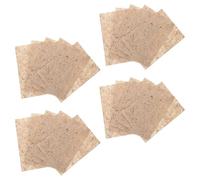 TOPBATHY 40PCS Vintage Style Handmade Chinese Calligraphy Sheet Rice Paper 18x13cm Light Beige for Painting Drawing and Crafting