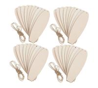 TOPBATHY 40pcs Wooden Surfboard Cutouts for Crafts Unfinished Wood Blanks DIY Painting Shapes Beach Theme Wooden Craft Chips for Home Decor and Art Projects