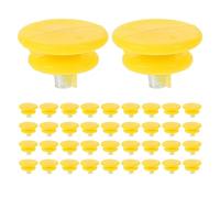 TOPBATHY 40pcs Yellow Ice Spikes for Boots, Hiking Shoe Traction Cleats, Snow and Ice Grips Replacement Studs for Outdoor Winter Walking and Mountaineering