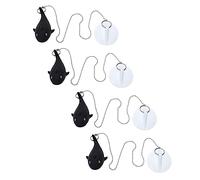 TOPBATHY 4pcs Creative Underwater Sink Plugs Medium Animal Drain Seal Covers for Kitchen Bath Hair Catcher Easy to Use Sink Stopper Shark