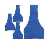TOPBATHY 4Pcs Football Referee Penalty Flags Bean Bag Set Blue Toss Accessories for Game Day Football Party and Practice