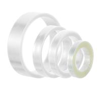 TOPBATHY 4pcs Heat Shrink Eyeglass Temple Sleeves with Non-Slip PVC Arm Protectors, Comfortable Tight Fit for 5/6/7/12mm Glasses Arms, for DIY Projects and Eyewear Repair