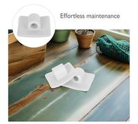 TOPBATHY 4Pcs Inflatable Kayak Motor Mount Bracket Set, Universal Rubber Boat Engine Fixing Holder for Canoe Side Motor, Outboard Mount Base for Fishing and Outdoor Use