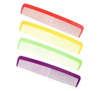 TOPBATHY 4pcs Oversized Giant Hair Comb Props for Halloween Carnival Party Dress Up Funny Comedy Costume Accessories in Red Yellow Purple Green Novelty Prank Styling Tools