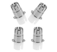 TOPBATHY 4pcs Replacement Nose Trimmer Head for Men with Stainless Steel Precision Cutting and Easy Clean Design, Portable and Washable Grooming Accessory Suitable for Nose and Ear Trimming