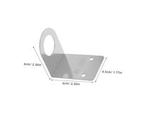 TOPBATHY 4PCS Screw Mount Shower Gel Bottle Holder Wall Organizer Stainless Steel Bathroom Shampoo Dispenser Rack Space-saving Soap Pump Storage for Shower Sink
