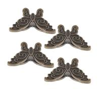 TOPBATHY 4pcs Small Butterfly Clips for Document Organization Journal and Notebook Binder Clips Creative Decorative Photo and Paper Holder for Office and Home Use