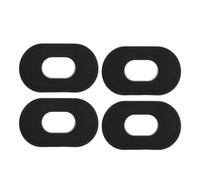 TOPBATHY 4Pcs Soft Silicone Scuba Regulator Mouthpiece Replacement with Non-Bite Lip Guard, Comfortable Diving and Freediving Snorkel Accessory, Fits Most Regulators and Snorkels, Black