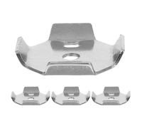 TOPBATHY 4Pcs Stainless Steel Mounting Hardware for Bathroom Towel Bar and Toilet Paper Holder with Washers, Secure Fastening Kit for Bathroom Wall-Mounted Accessories