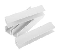 TOPBATHY 4pcs U Shape Pet Gate Reinforcement Grooves for Indoor Stair Gates, Reusable Plastic Door Groove Fittings with Easy Installation for Safety and Pet Dog Barriers