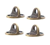 TOPBATHY 4pcs Vintage Door Window Hook Base Windproof Buckle Practical Mounting Hardware for Antique Style Home