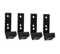 TOPBATHY 4Pcs Wall Mounted Barbell Hanger Rack Sturdy Fitness Equipment Storage for Gym Weight Plates Holder Commercial Use