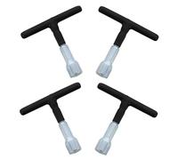 TOPBATHY 4pcs Wing Nut Tool Heavy Duty T Handle Driver for Eye Screws Hook Bolts and Screw Hangers Versatile Installation Tool for Drywall and More