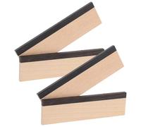 TOPBATHY 4Pcs Wooden Acoustic Guitar Bridge Saddles for Dobro and Classic Guitars Saddle Set Vintage Style Replacement Parts