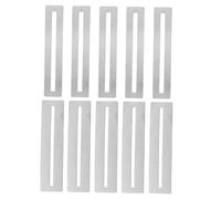 TOPBATHY 5 Pairs Metal Guitar Fretboard Protector Pads for Fret Polishing Luthier Tools Kit Compatible with Electric Acoustic Bass Guitars Fingerboard Shield with Curvature Fit