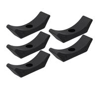 TOPBATHY 5 Pcs Black Dumbbell Rack Stand Pp Material Simple Design Prevent Dumbbells from Rolling for Home Workout Equipment the Shelf