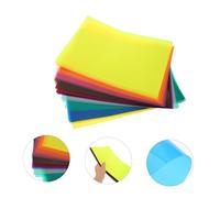TOPBATHY 50 Sheets Translucent Cellophane Wrap Paper for DIY Craft Supplies Lightweight Easy-cut Decorative Film for Art Projects Candy Wrapping Educational and Handmade Decorations