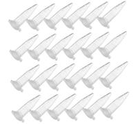 TOPBATHY 500pcs Small Laboratory Centrifugal Tubes with Caps Sample Containers for Molecular Biology Clinical Chemistry Research Sturdy Plastic Tubes for Science Experiments
