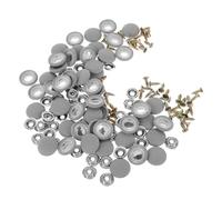 TOPBATHY 50Pcs Car Headliner Repair Buckle Pins Plaid Buttons for Sagging Roof Liner Fix Durable Upholstery Fasteners for Interior Ceiling Cloth Multifunctional Automotive Trim Repair Kit
