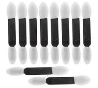 TOPBATHY 50pcs Double-ended Eyeshadow Applicators Disposable Sponge Brushes for Precise Makeup Application Soft Smooth Surface Two-sized Rounded Tips for Natural to Dramatic Eye Looks