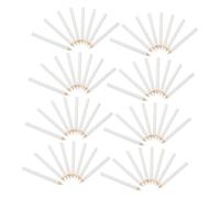 TOPBATHY 50pcs Drill Pencil for Rhinestones DIY Nail Art Tools White Core Pencil Adhesive for Crystal Picker and Sewing Fabric Marking