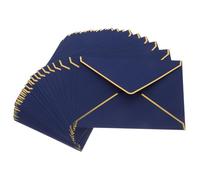TOPBATHY 50pcs Elegant Wedding Invitation Envelopes with Gold Foil Border V Flap Pocket Design Thick Premium Paper for Showers Graduation Cards and Formal Celebrations