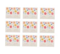 TOPBATHY 50pcs Rectangular Adhesive Box Seal Stickers for Packaging Self-Adhesive Wrapping Labels with Strong Adhesiveness Coated Paper Material for Candy Bags and Boxes