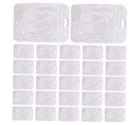TOPBATHY 50pcs Small Resealable Packaging Bags Clear Window Zip Pouches for Jewelry Storage Trading Cards Candy and Sample Organization with Heart Pattern Self Seal Closure for DIY Packing