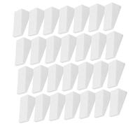 TOPBATHY 50Pcs Triangular Cosmetic Sponges Breathable Makeup Puff for Foundation and Powder Blending Small Dual-use Face Wedges for Smooth Application Skin-friendly Beauty Tool