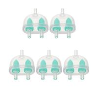 TOPBATHY 5pcs Plastic Aquarium Airline Check Valve with Three Way Air Flow Control for Fish Tank, Wide Compatibility and Easy Installation, Sturdy Air Pump Accessory for Aquarium Tubing