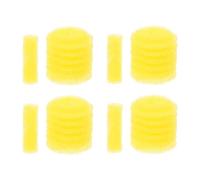 TOPBATHY 5pcs Portable Yellow Sponge Filter Sponges for Aquarium and Fish Tank Pre-filter with High Permeability Suitable for Freshwater and Saltwater Aquariums
