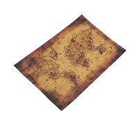 TOPBATHY 5pcs World Treasure Map Poster Retro Kraft Paper Wall Sticker Interior Decoration for Living Vintage Travel Posters Shop Bar Mural