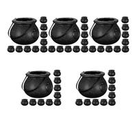 TOPBATHY 5sets Witch Pot Style Candy Holder Halloween Decoration Storage for Party 12pcs*5