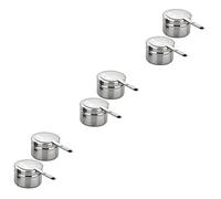 TOPBATHY 6 Pcs Canned Heat Holder Buffet Kit Chafing Dish Holders Small Fuel Holder for Chafer Food Warming Trays Fuel Cans for Food Warmer Dish Burner Fuel Holder Fuel Boiler Rack