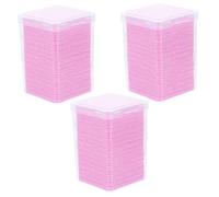 TOPBATHY 600pcs Cleaning Pads for Eyelash Extension Cotton Wipes Eyelash Cleaner for Lash Glue Bottle Mouth Cleaning