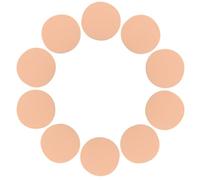 TOPBATHY 60pcs Disposable Natural Latex round Powder Puff with Box for Quick Replacements and Minimizing Irritation, for Outdoor Touchups and Home Use by Makeup Artists