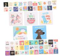 TOPBATHY 60pcs Lunch Box Cards Positive Motivational Notes Writable Mini Bento Box Cards for Students Encouragement and Inspiration for S Lunch Bags